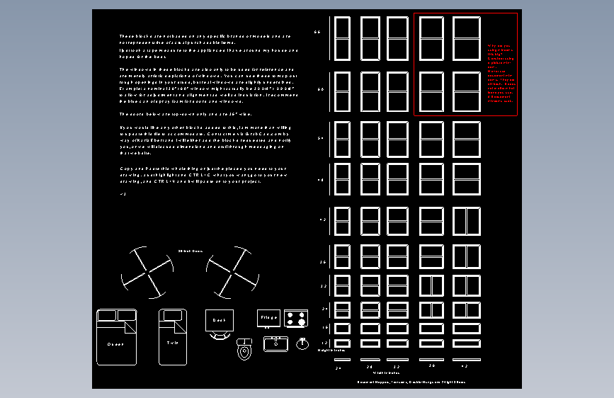 住宅建筑AutoCAD LT块
