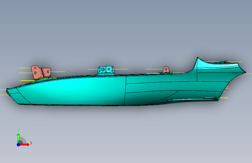 小鹏 P7 -左翼子板总成