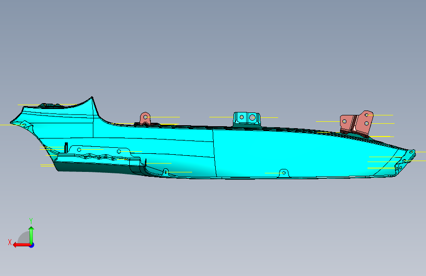 小鹏 P7 -左翼子板总成