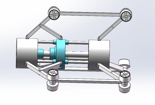 C23619-管道机器人机械结构设计solidworks21版三维模型可编辑素材