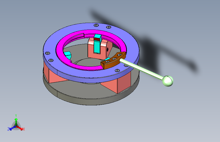夹具-280 凸轮夹紧器3D数模图纸 STEP IGS格式