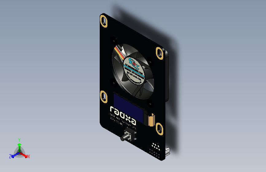更新的Radxa Penta SATA Top Board。