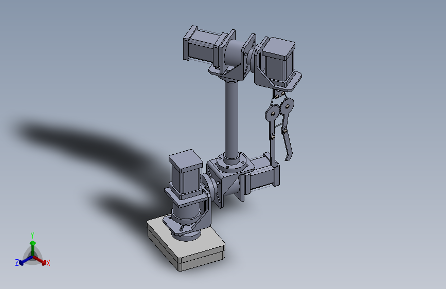 具有完整文档的Solidworks机器人手臂。