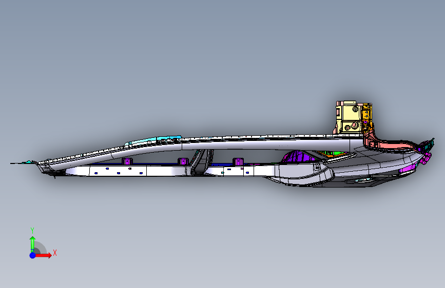 现代 IX35 -左侧围总成