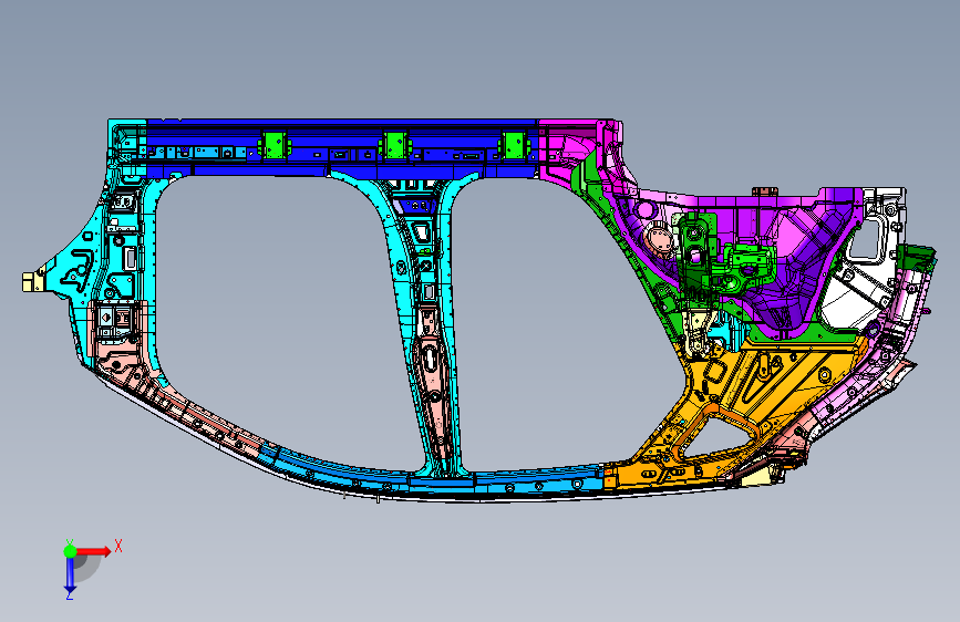 现代 IX35 -左侧围总成