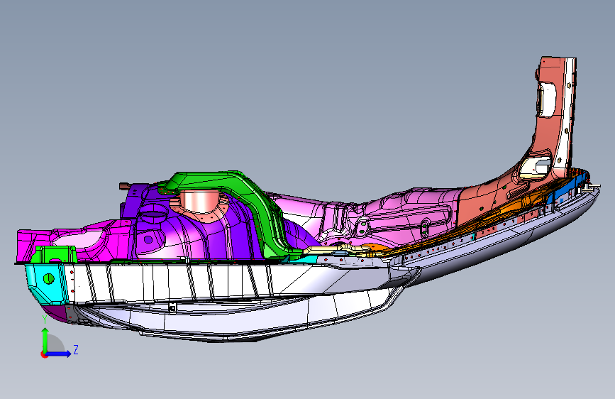 现代 IX35 -左侧围总成