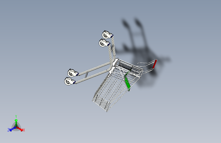 手推车3D图纸