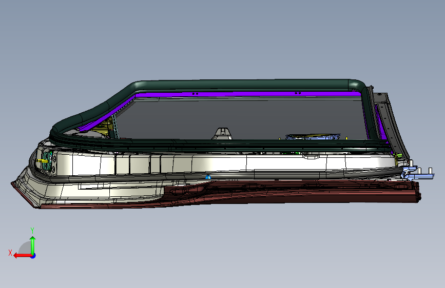 现代 IX45 -左后门总成