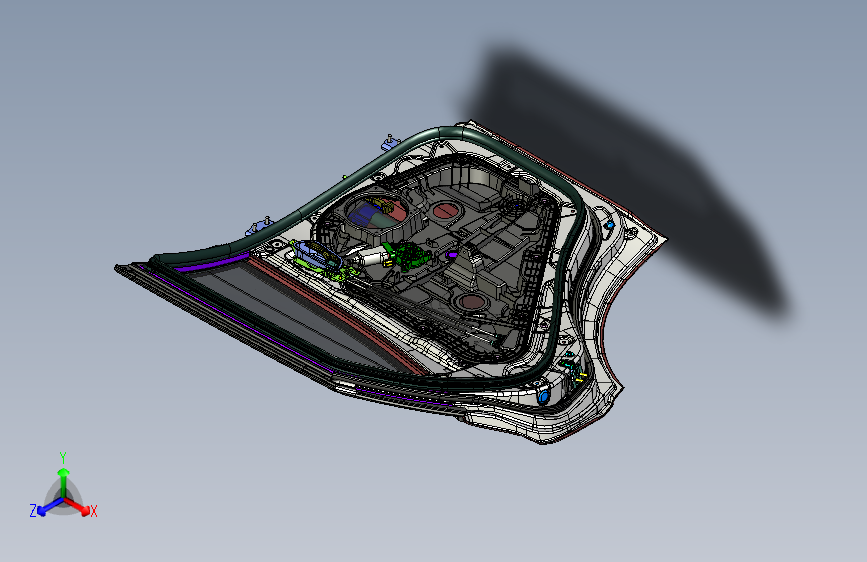 现代 IX45 -左后门总成