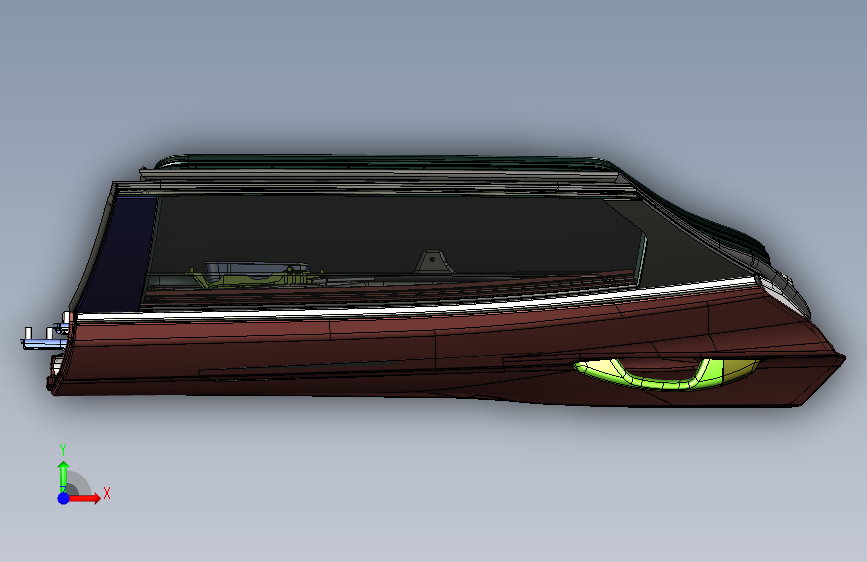 现代 IX45 -左后门总成