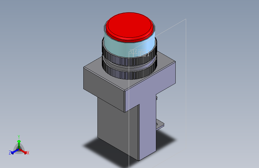 T2BKR-1CR按钮指示灯开关