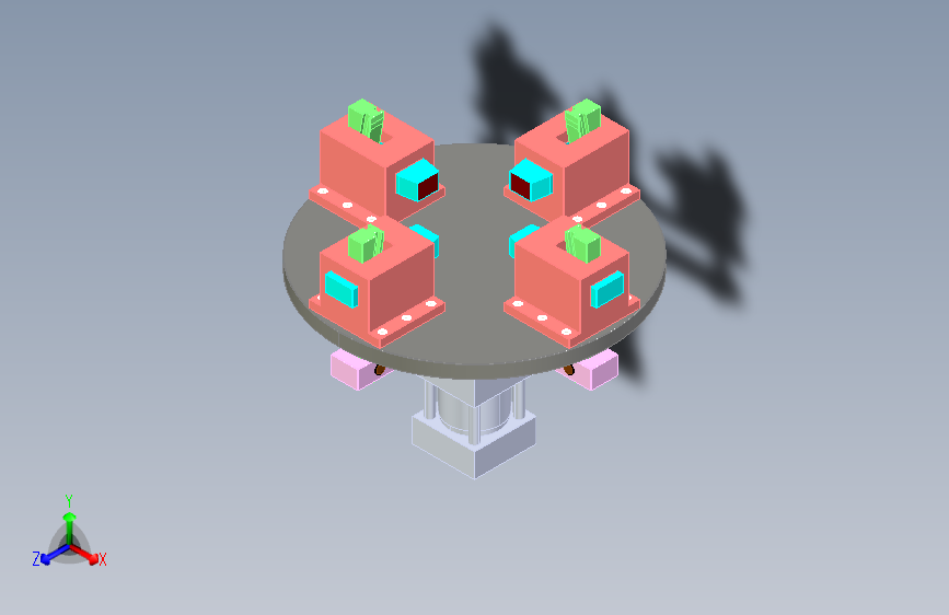 凸轮夹紧器3D图纸