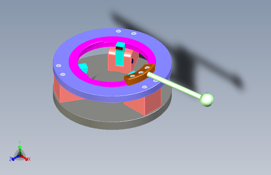 凸轮夹紧器3D