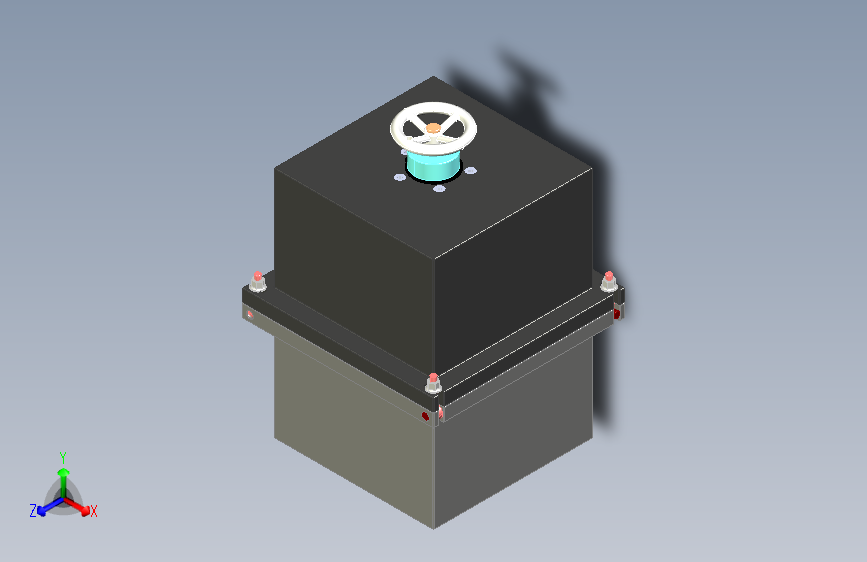 内装式双工位夹紧器3D图纸
