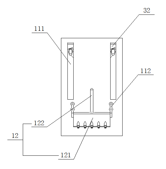 一种带有耐高温喷嘴的水冷熄焦装置