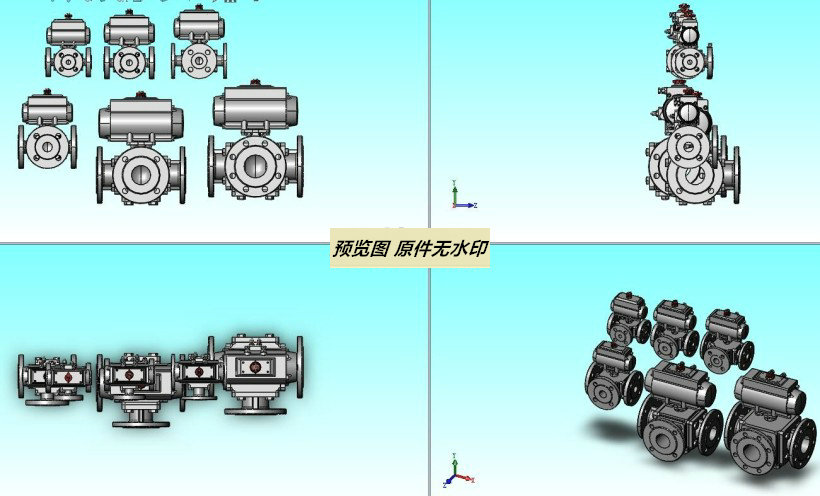 6款BENE50242型三通球阀1097290
