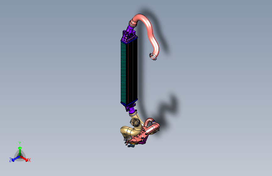 奥迪 Q5 -中冷系统总成 3D