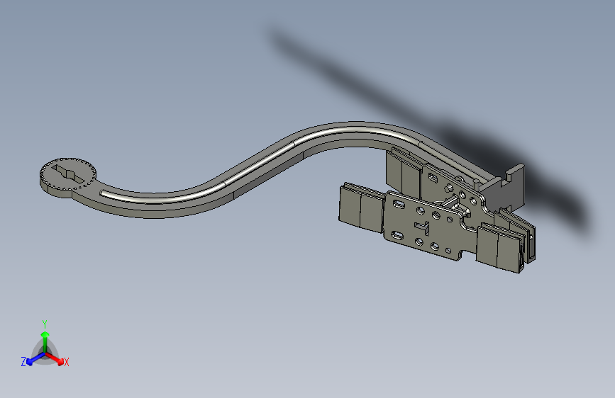 AC 防护板 CAD 建模