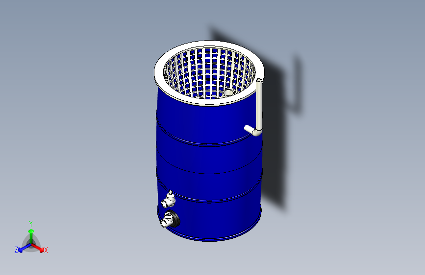 大颗粒旋流过滤器_ 200升桶