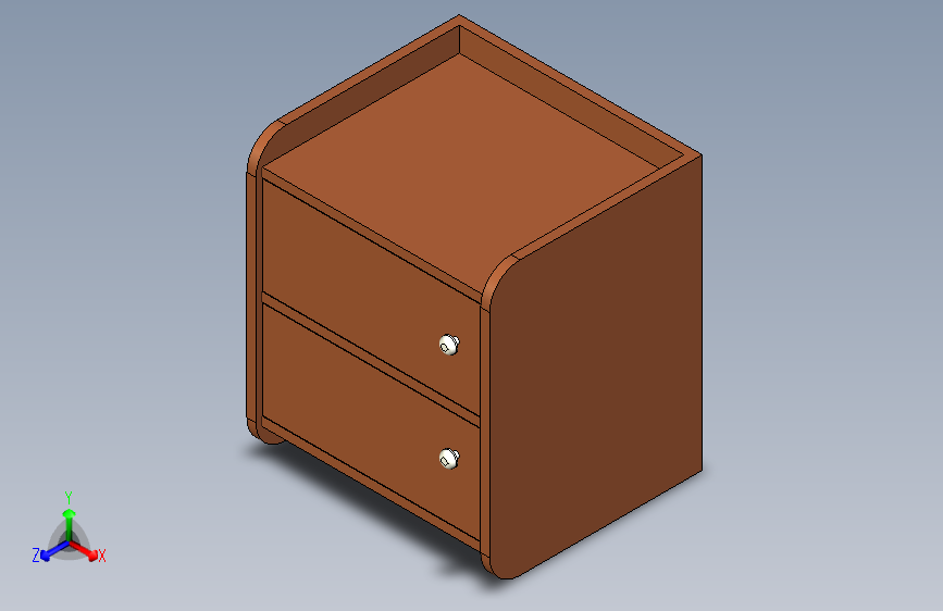 发明家教程 家具柜 __ 家具设计 __ 发明家绘图练习 __ 3D建模