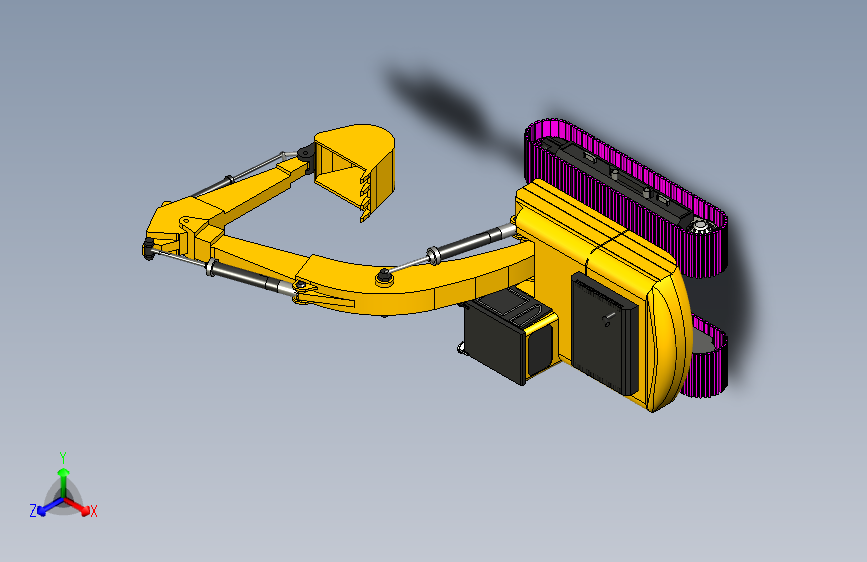 卡特彼勒挖掘机 AutoCAD