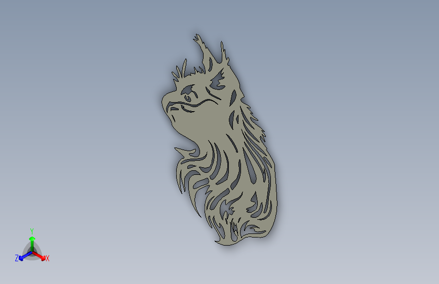 猫 CNC 激光切割胶合板 MDF 木材