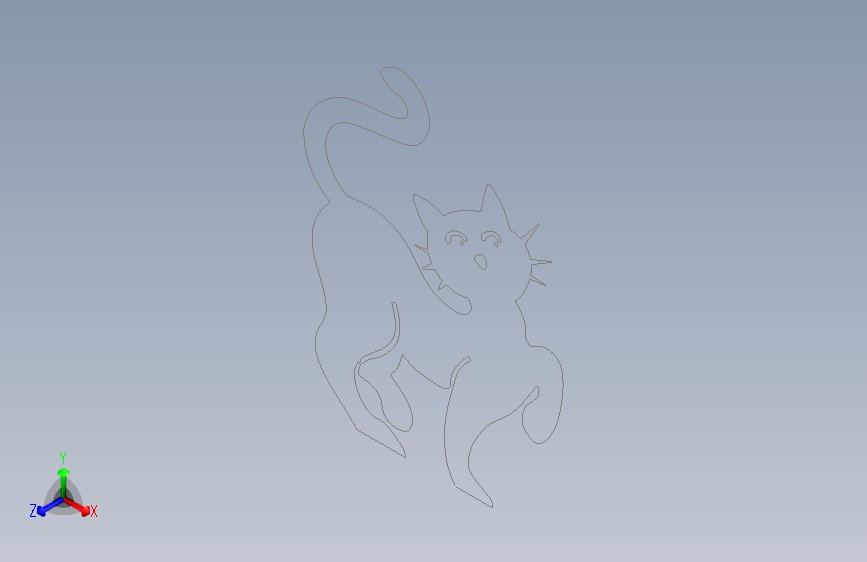 猫的轮廓