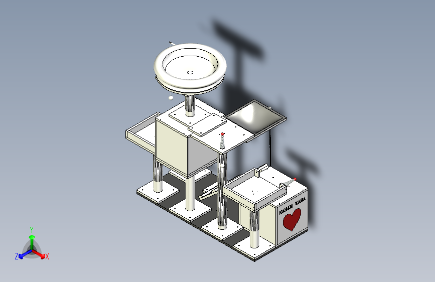猫树 3D 模型 V2 Rev-1 solidworks 猫树