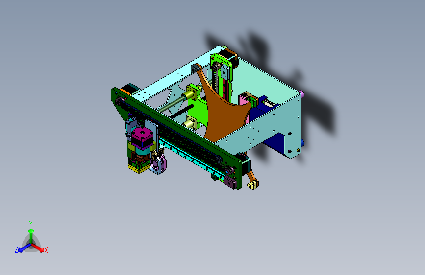 自动调平高速3D打印机