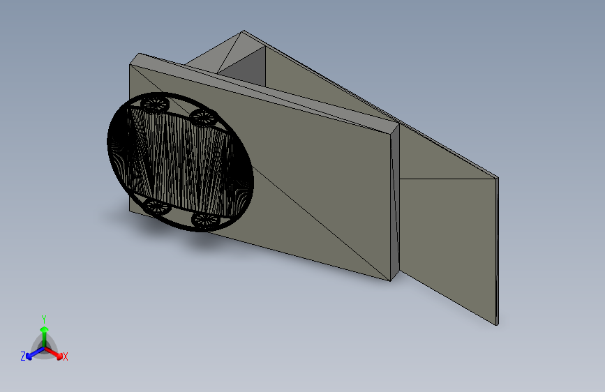 小车在斜面上滚动的3D建模