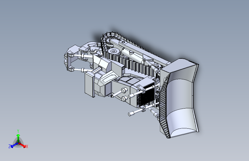 用于3D打印的CAT D11推土机
