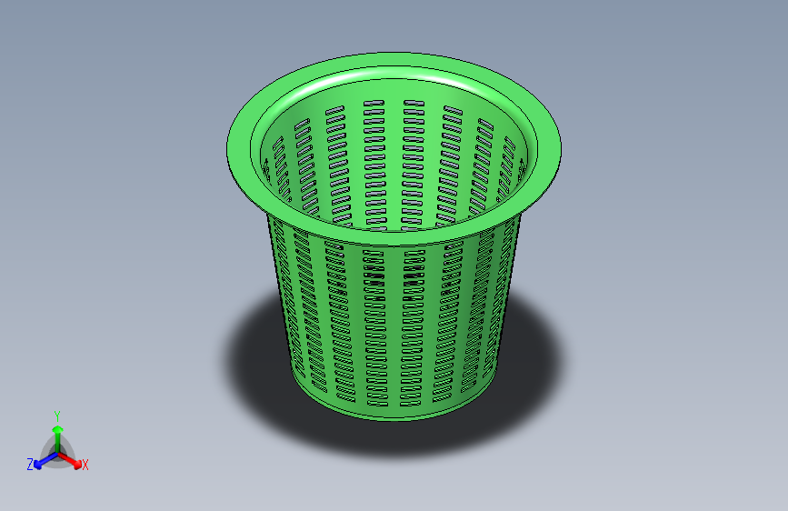 在SolidWorks中设计篮子