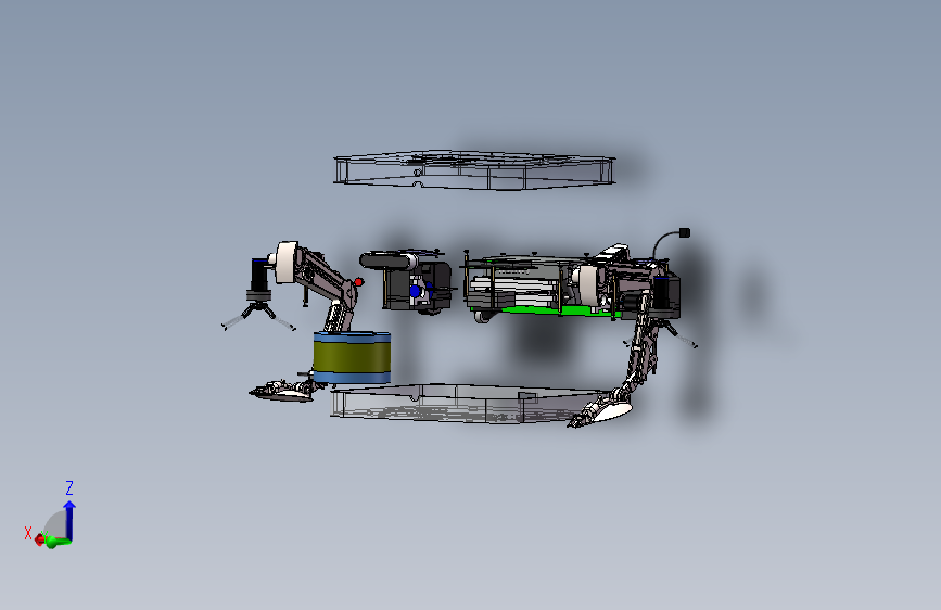 爬楼清洁机器人