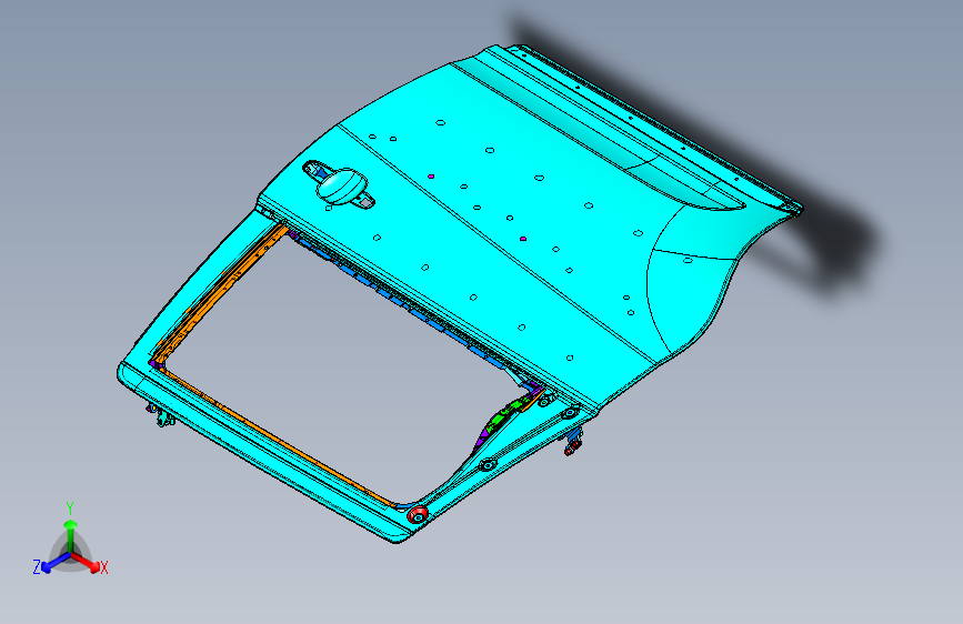 丰田普瑞维亚 -06_右滑移门总成_SLIP DOOR ASSY RH