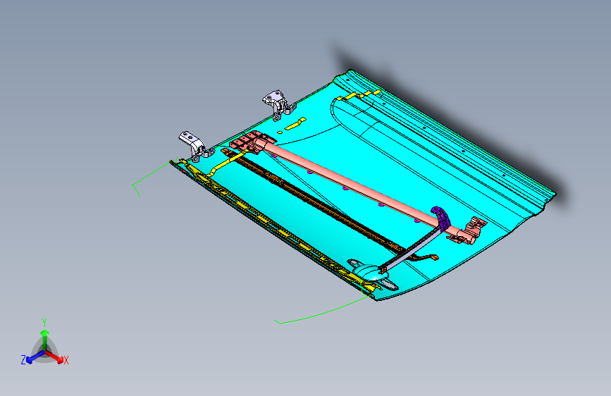 丰田普瑞维亚 -03_左前车门总成_LF DOOR ASSY