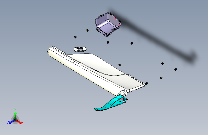 丰田普瑞维亚 -03 左滑移门内饰装置_SLIPPAGE_DOOR_INTERIOR_TRIM_SET_LH