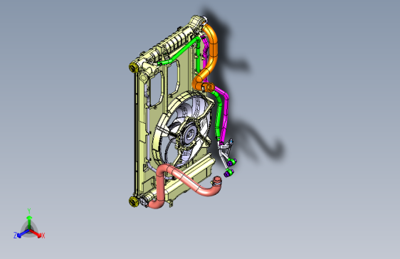 北汽 E150 -3D 冷却系统装置新R18