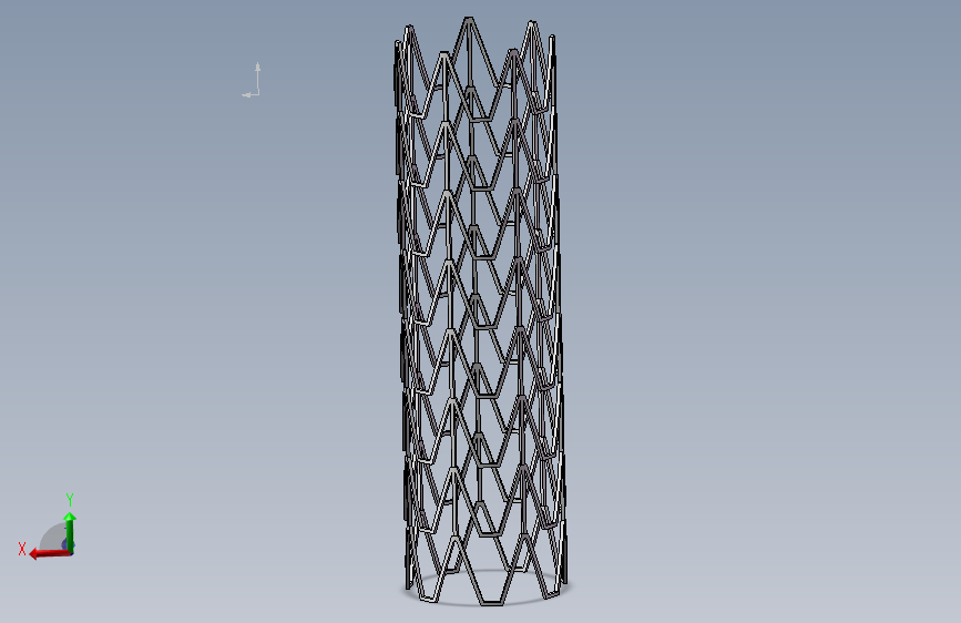 血管支架solidworks模型=359504=1