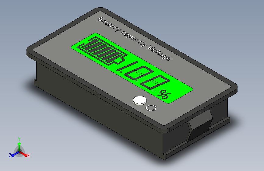 12v 24v 36v 48v LCD 铅酸电池容量 锂电池 电压指示 数字电压表