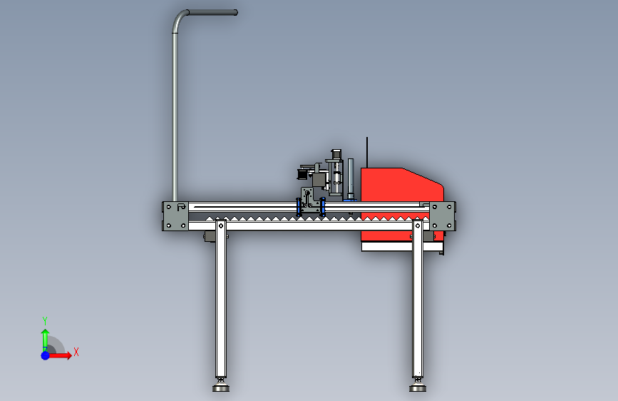 DIY CNC 等离子切割机 正面视图