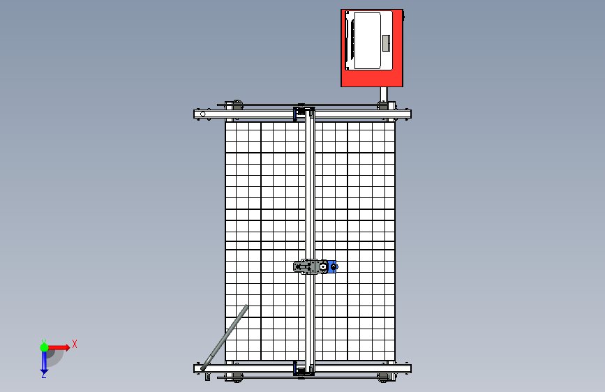 DIY CNC 等离子切割机 俯视图