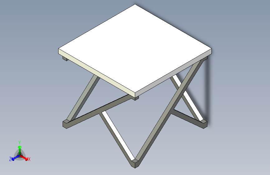 Solid works家具设计：XY咖啡桌 (1)