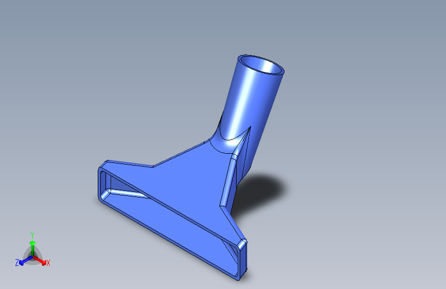 Studycadcam 3D CAD 练习 324 _吸尘器头 Autodesk Inventor Pro
