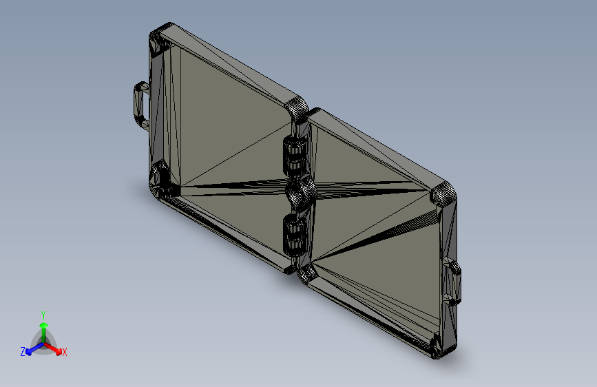 露营桌3D打印模型