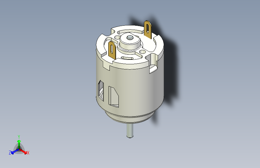 R-140 DC电机3D