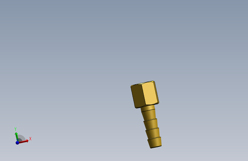 宝塔接头 1分X6mm