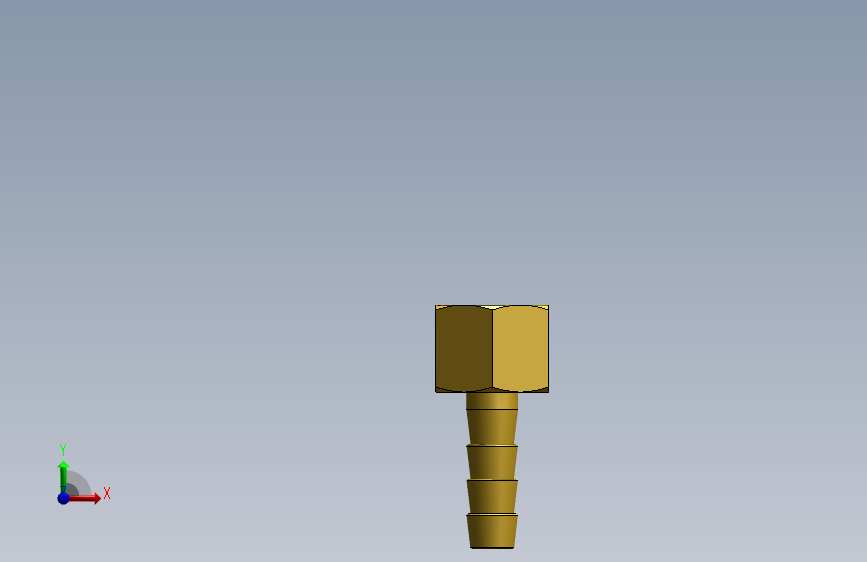 宝塔接头 2分X6mm 