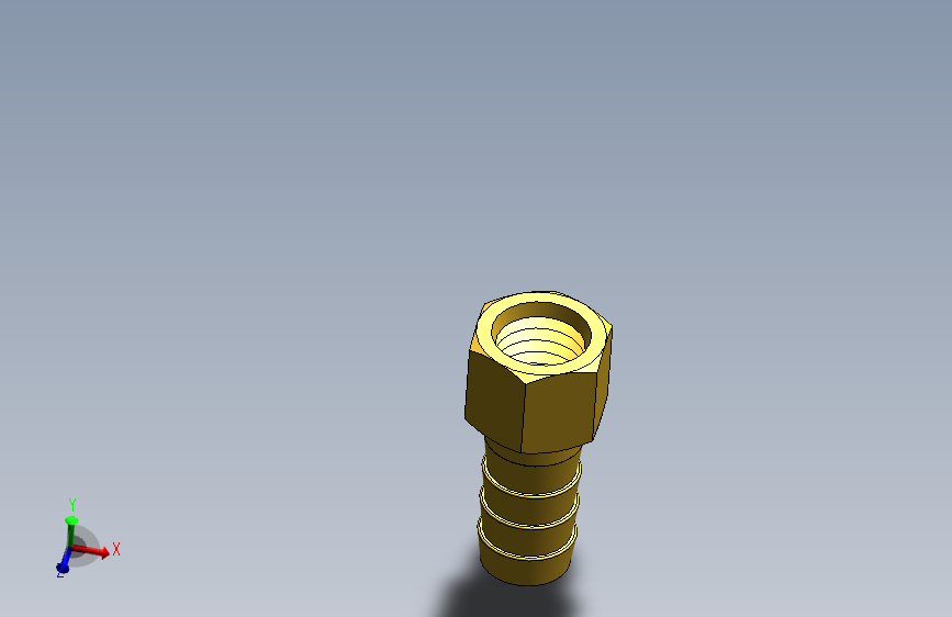 宝塔接头 2分X10mm