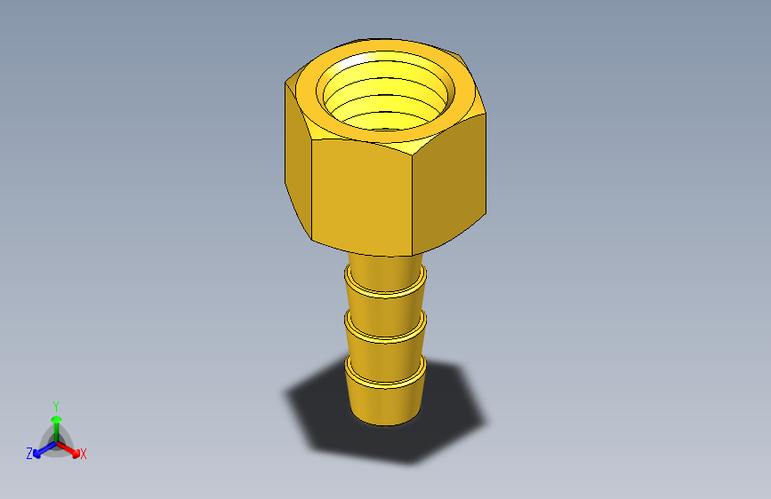 宝塔接头 2分X6mm 