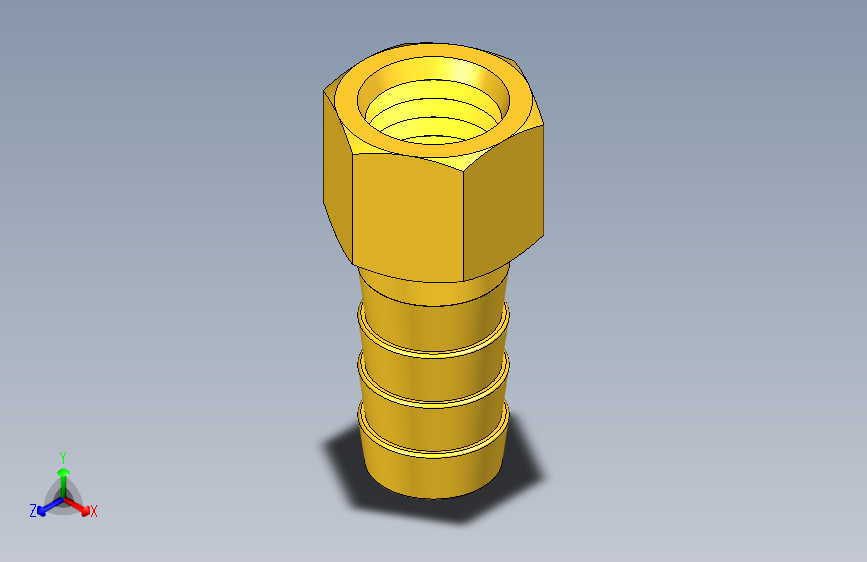 宝塔接头 2分X10mm